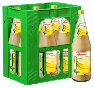 Merziger Bananenfruchtsaft 6x1,00l Glas