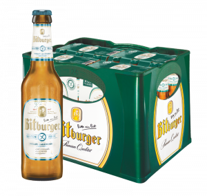 Bitburger helles Lagerbier glutenfrei 24x0,33l